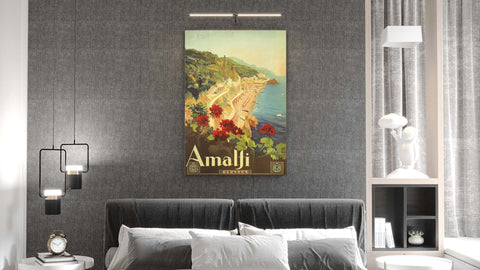 Quadro "Amalfi" - Collezione Manifesti Turistici Vintage