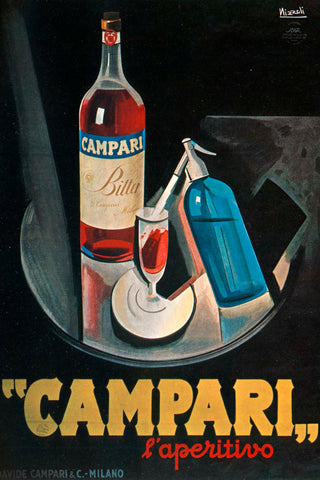 Manifesto vintage Campari, l'aperitivo