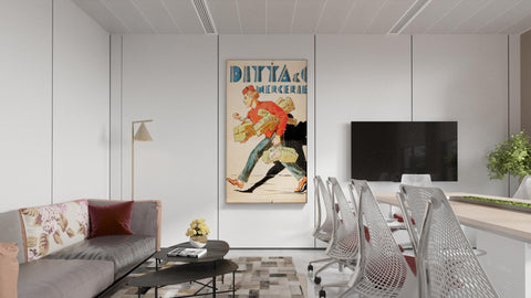 Quadro "Ditta & C. Mercerie" - Collezione Reclame
