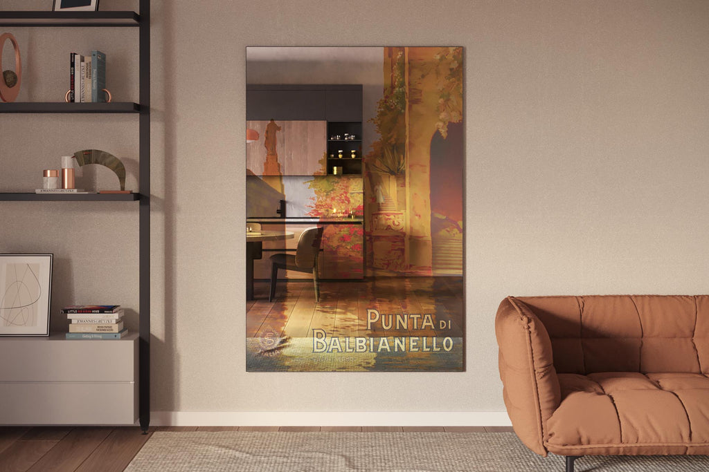 Quadro "Punta di Balbianello" - Collezione Manifesti Turistici Vintage