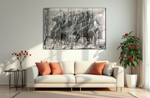 Quadro "Monumento Equestre Torino" - Collezione Pop Art