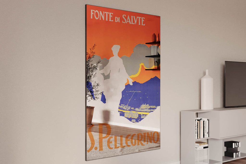 Quadro "S. Pellegrino" - Collezione Manifesti Turistici Vintage