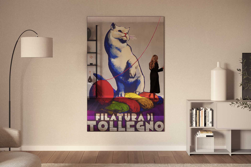 Quadro "Filatura di Tollegno" - Collezione Reclame
