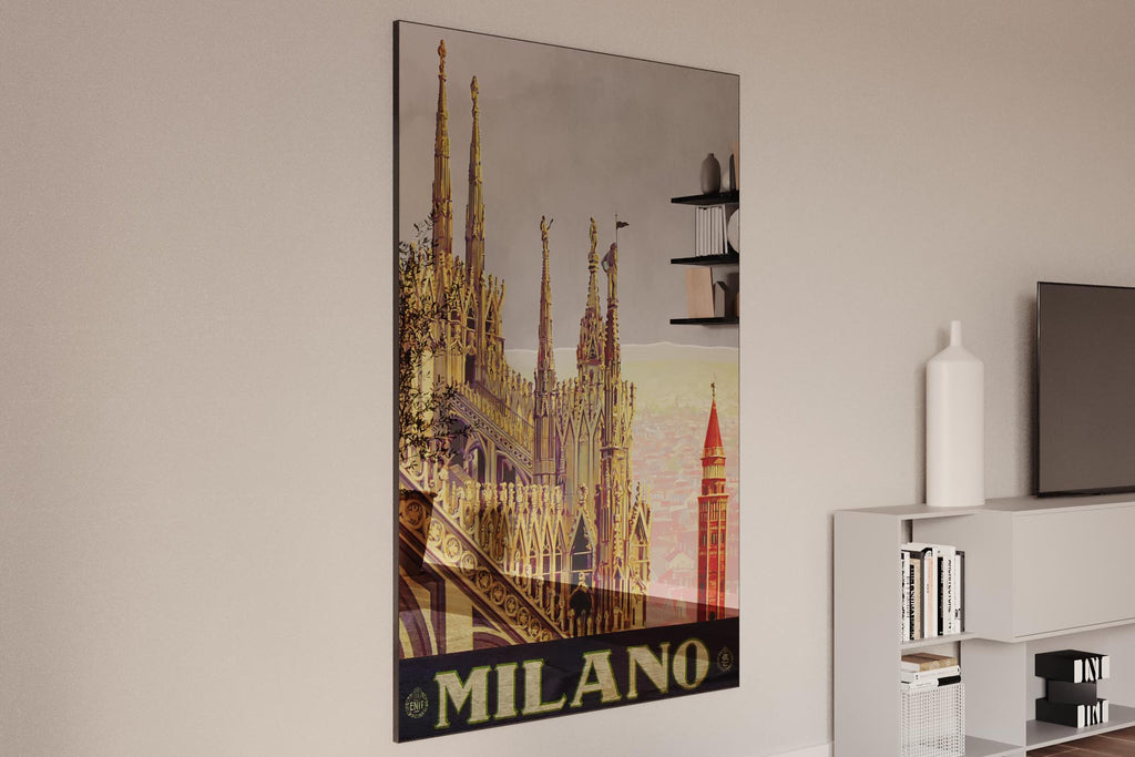 Quadro "Milano" - Collezione Manifesti Turistici Vintage