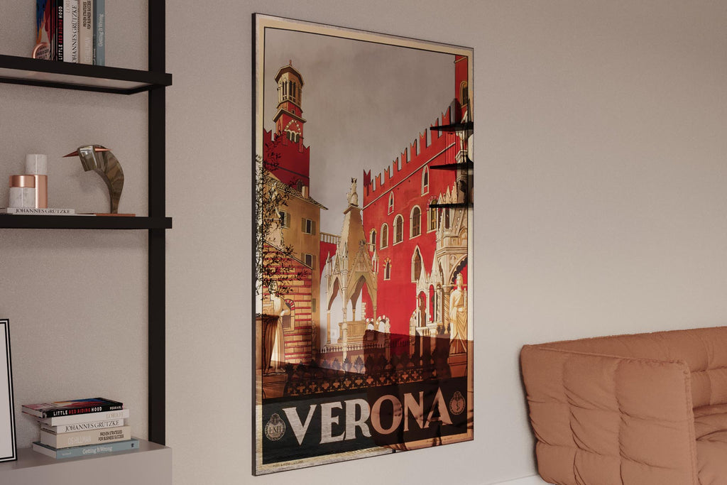 Quadro "Verona" - Collezione Manifesti Turistici Vintage