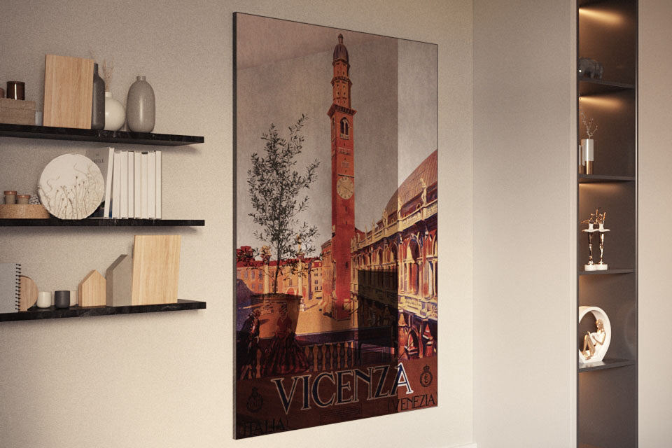 Quadro "Vicenza" - Collezione Manifesti Turistici Vintage