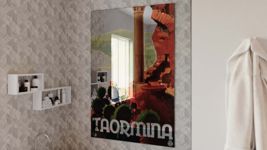 Quadro "Taormina" - Collezione Manifesti Turistici Vintage