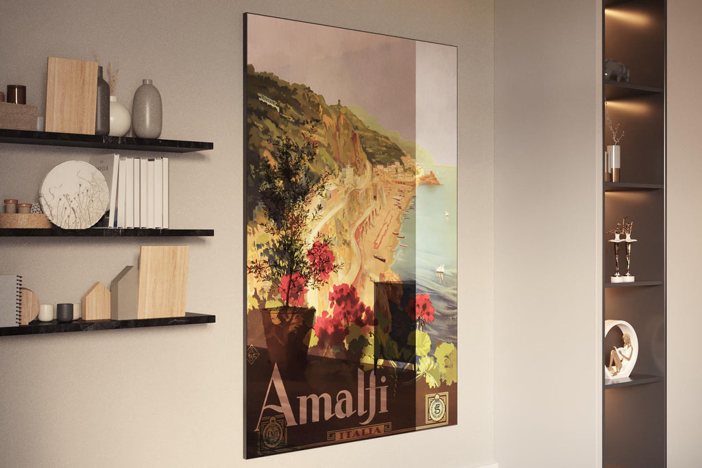 Quadro "Amalfi" - Collezione Manifesti Turistici Vintage