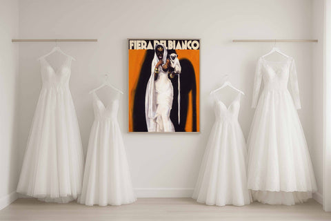 Quadro "Fiera del Bianco" - Collezione Manifesti Pubblicitari Vintage