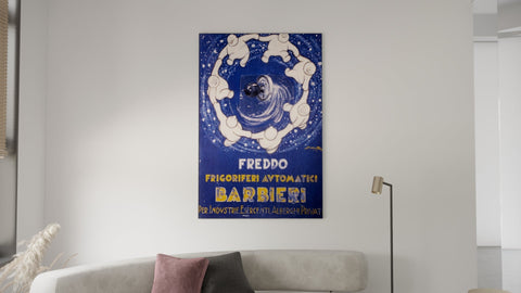 Quadro "Frigoriferi Automatici Barbieri" - Collezione Reclame