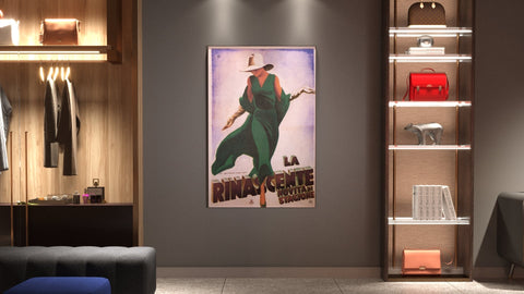 Quadro "La Rinascente - Novità di Stagione" - Collezione Manifesti Pubblicitari Vintage