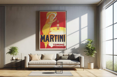 Quadro "Martini - Torino" - Collezione Manifesti Pubblicitari Vintage