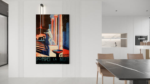 Quadro "Pompei la Nuit" - Collezione Manifesti Turistici Vintage