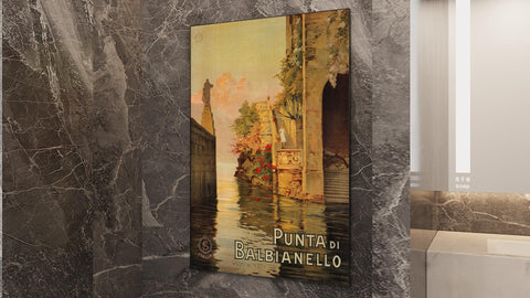 Quadro "Punta di Balbianello" - Collezione Manifesti Turistici Vintage
