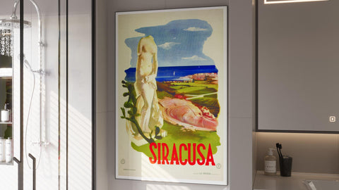 Quadro "Siracusa" - Collezione Manifesti Turistici Vintage