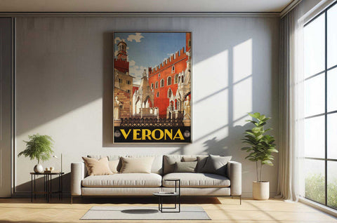 Quadro "Verona" - Collezione Manifesti Turistici Vintage