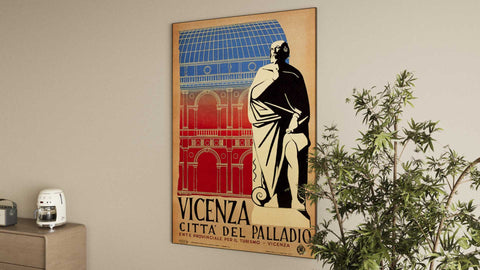 Quadro "Vicenza - Palladio" - Collezione Manifesti Turistici Vintage