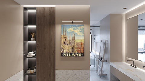 Quadro "Milano" - Collezione Manifesti Turistici Vintage